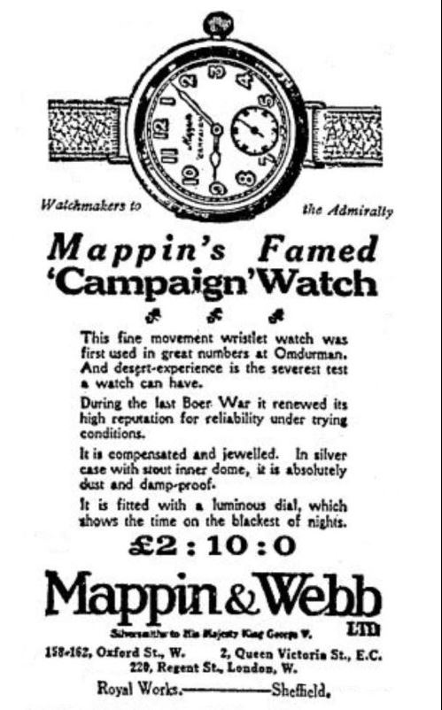 Mappin & Webb Campaign Watch advertisement.