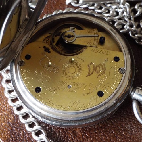 Thomas Russell & Son, Time O Day pocket watch.