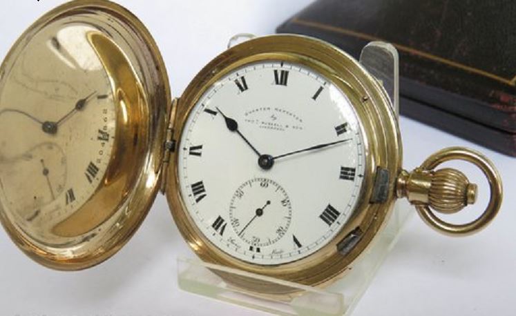 Thomas Russell & Son repeater pocket watch.