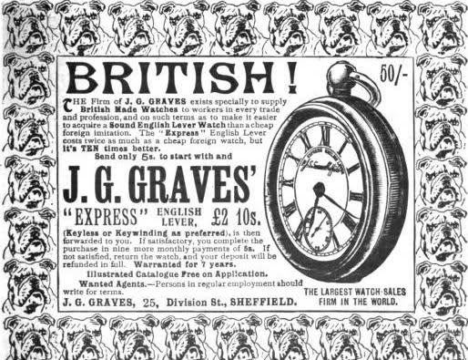 J. G. Graves advertisement.