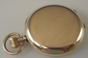 Gold plated Dennison case.