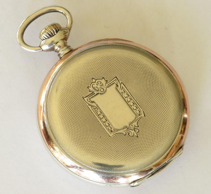 Antique Zenith pocket watch, galonne case.