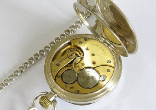 Omega movement with a Breguet hairspring.