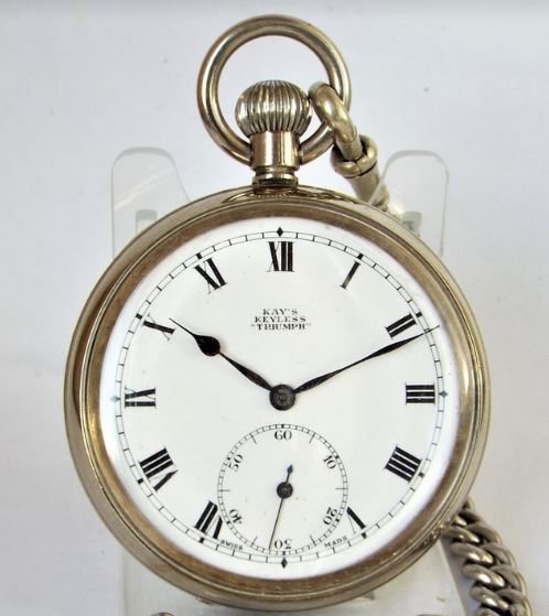 Kays of Worcester, "Triumph" pocket watch.
