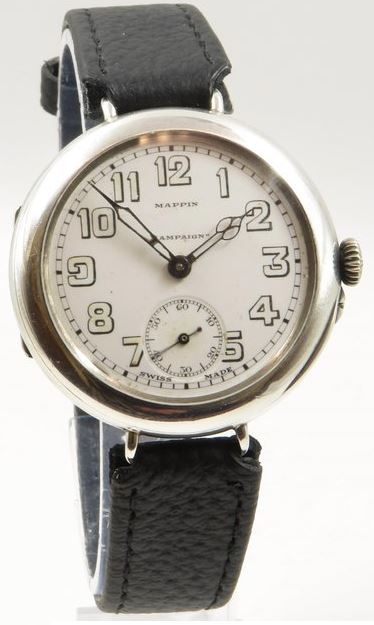 Mappin Campaign watch dial.