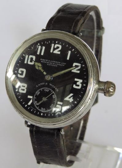 Zenith, Land & Water trench watch, 1918.