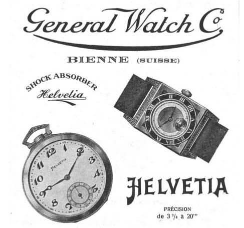 The General Watch Co. advertisement.