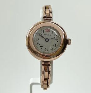 Rolex Ladies 9ct Rose Gold wristwatch, 1920.