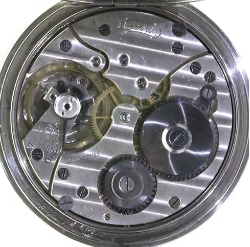 Doxa cockpit watch movement.