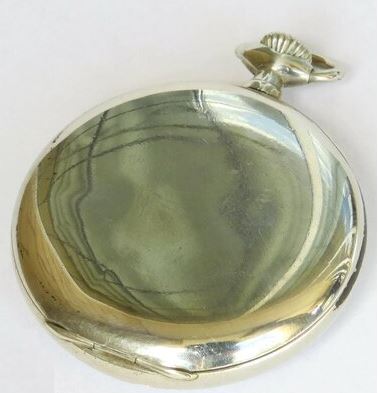 Omega nickel case back.